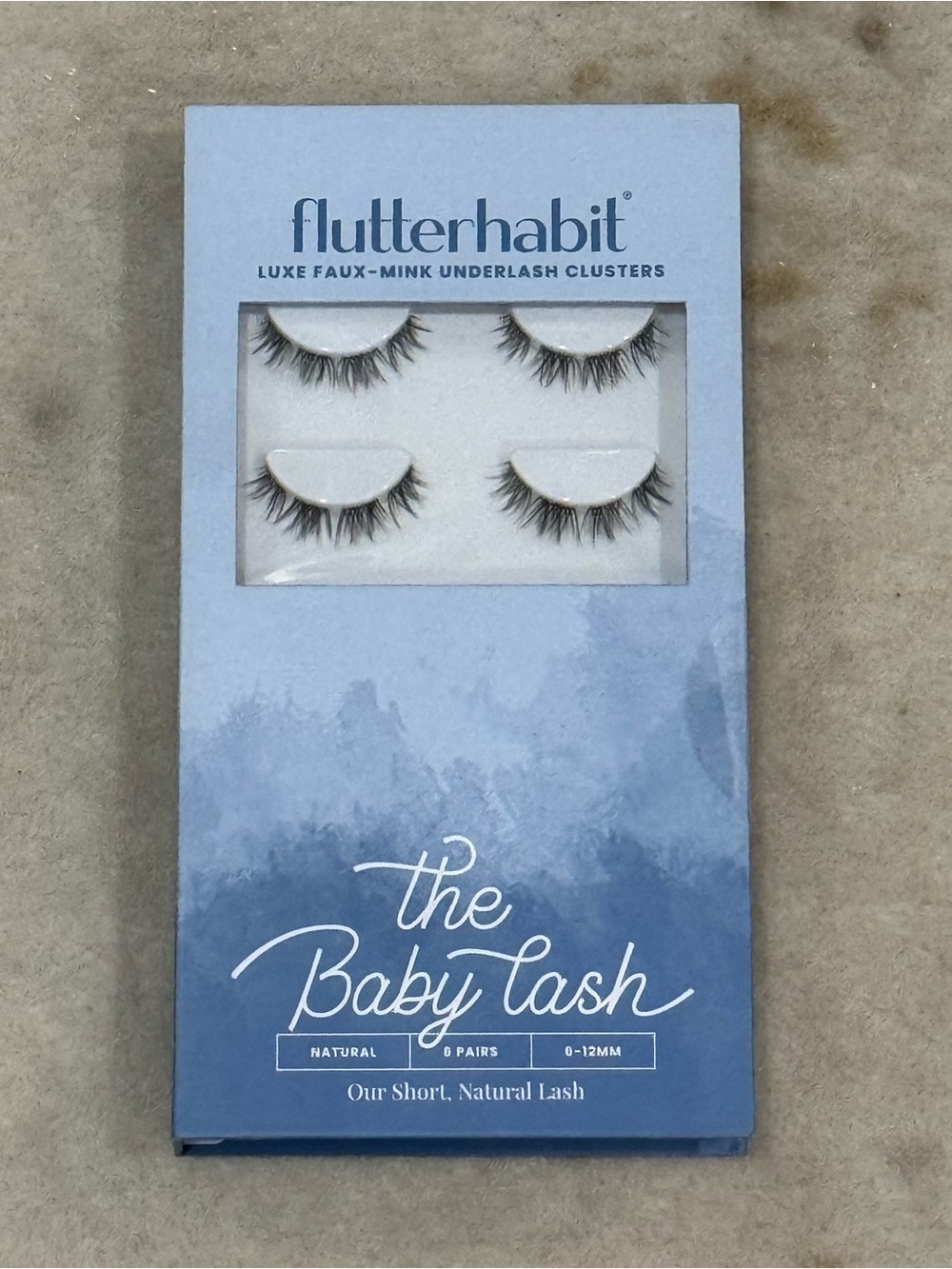 Flutterhabit The Baby Lash Faux-Mink Underlash Clusters